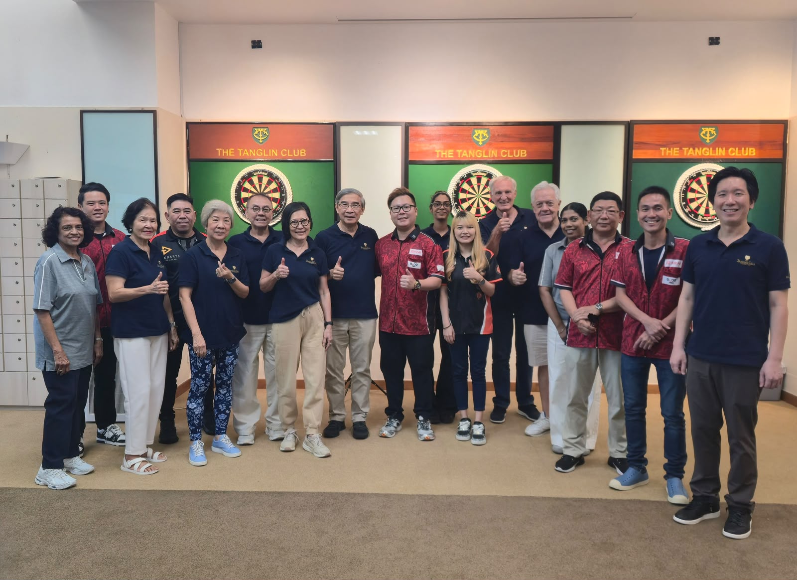 TCdarters and ADAS Invitational Team players together at The Tanglin Club